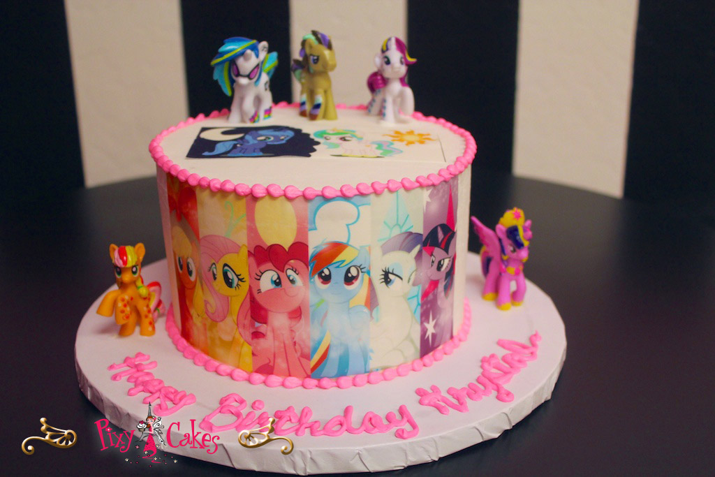 My Little Pony Birthday Cake Girls