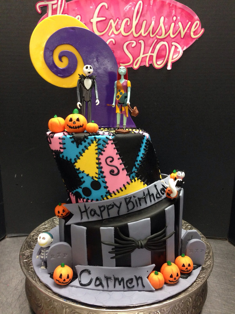 Nightmare Before Christmas Cake