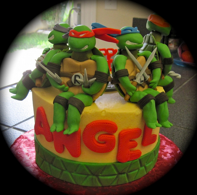 Ninja Turtle Birthday Cake