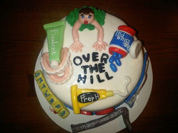 Over the Hill Birthday Cake Idea