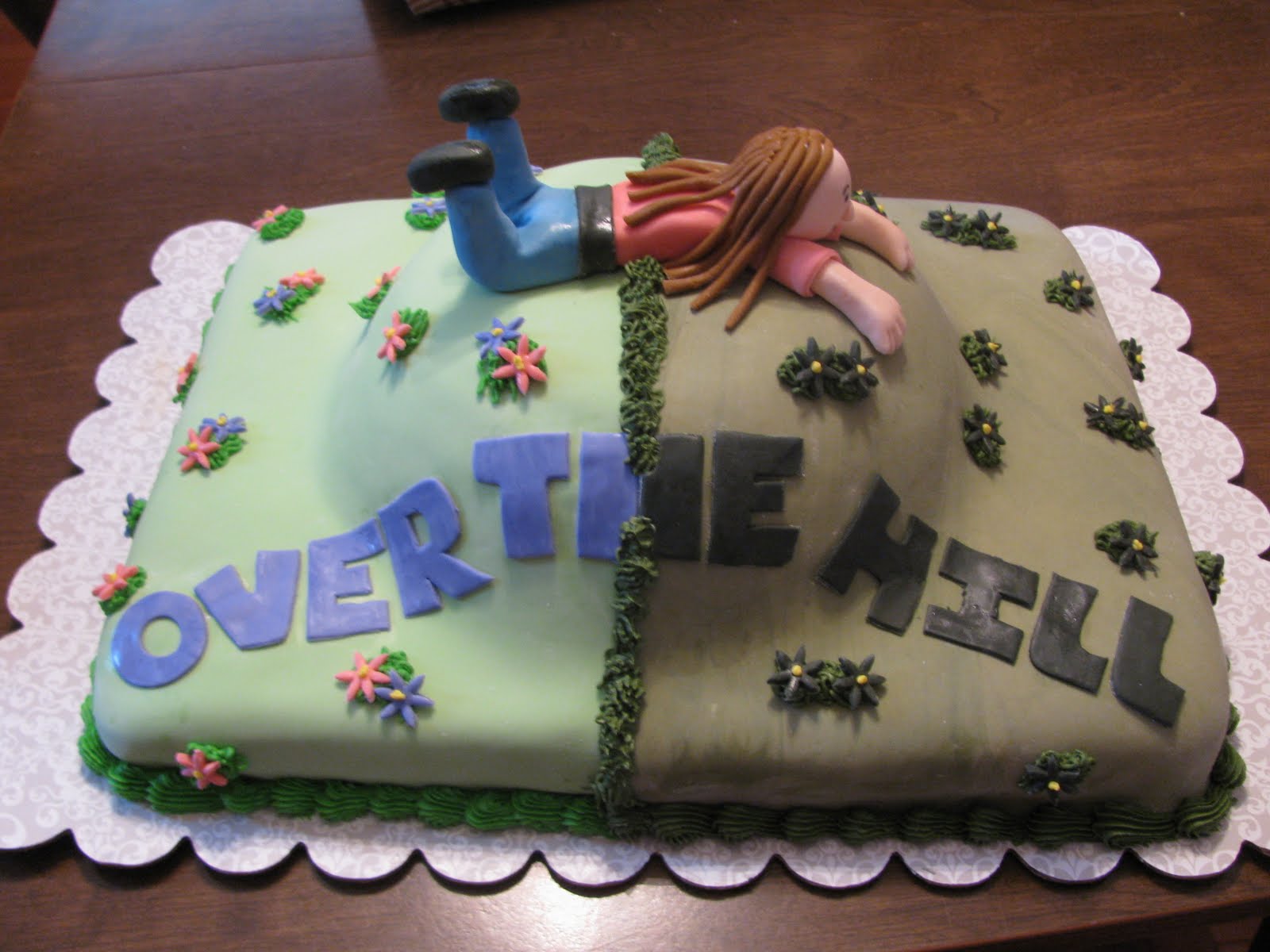 Over the Hill Birthday Cake Idea