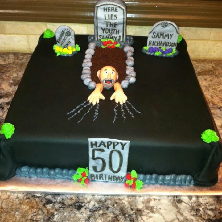 Over the Hill Birthday Cake Idea