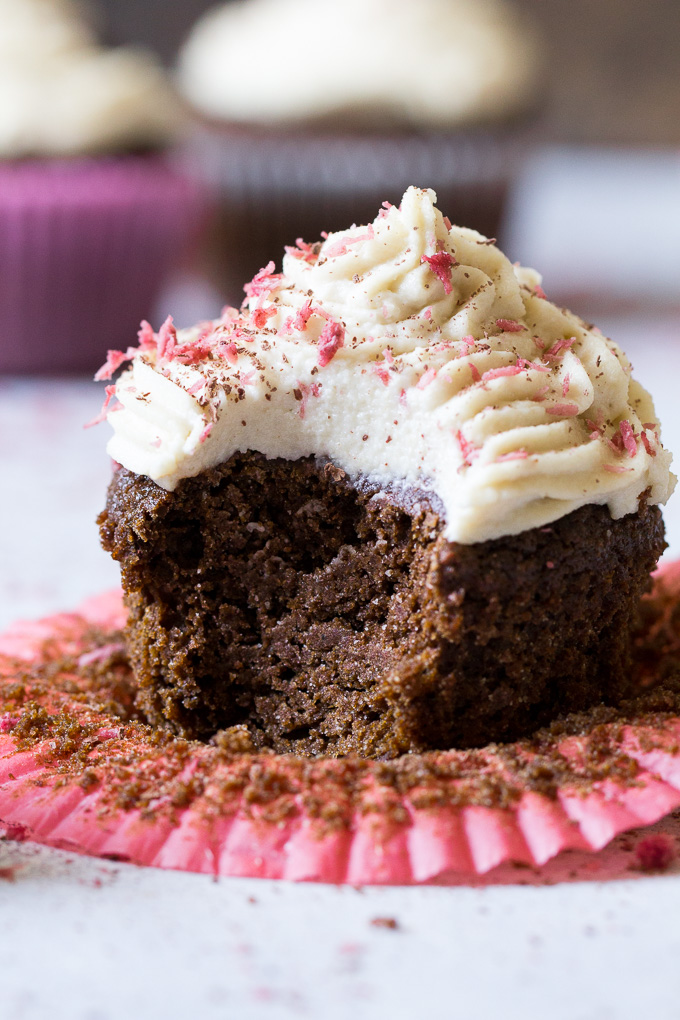 Paleo Chocolate Cupcakes with Coconut Flour