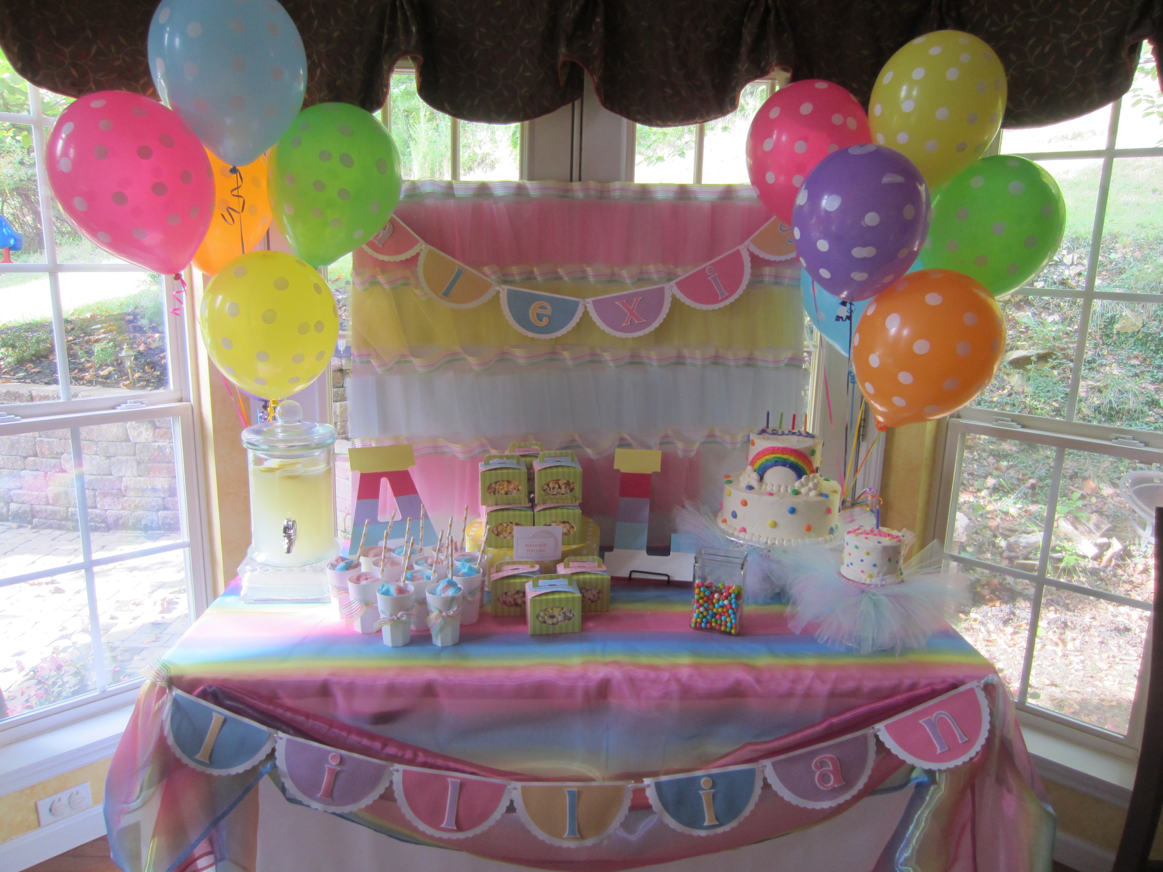 Pastel Rainbow Birthday Party Ideas