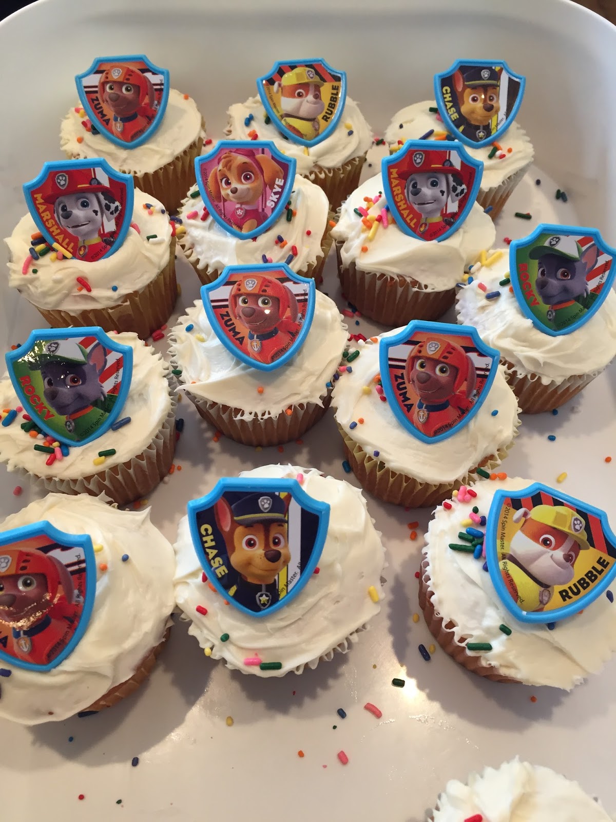 11 DIY Chase PAW Patrol Cupcakes Photo - PAW Patrol Birthday Cupcakes ...