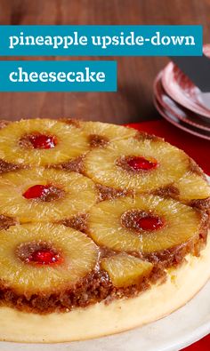 Pineapple Upside Down Cake Cheesecake Recipe