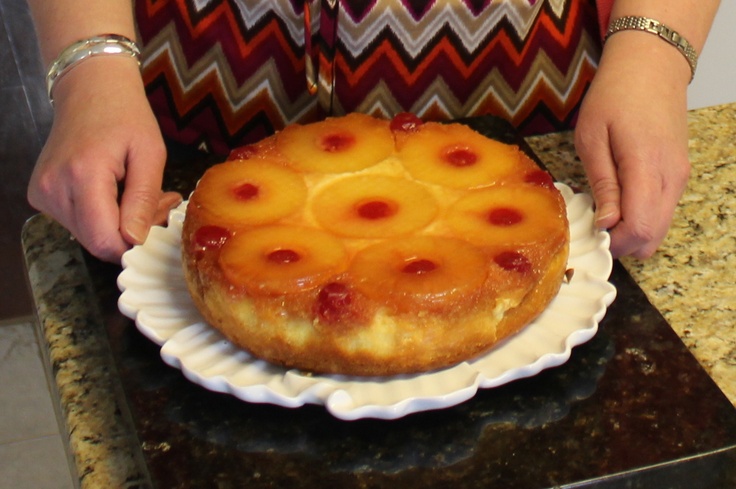 Pineapple Upside Down Cheesecake