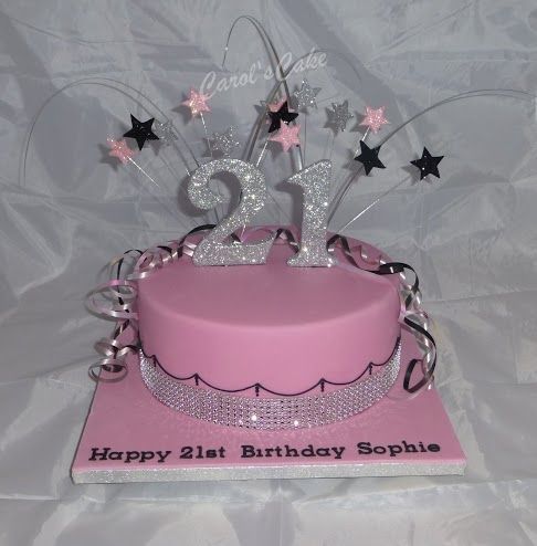 Pink Bling Birthday Cake