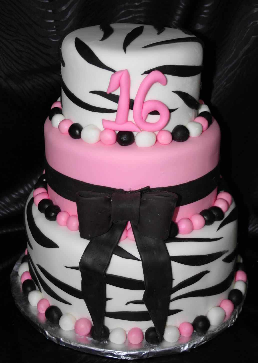 Pink Zebra Birthday Cake Ideas