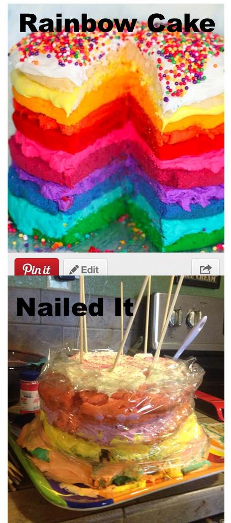 Pinterest Fails Nailed It Cake