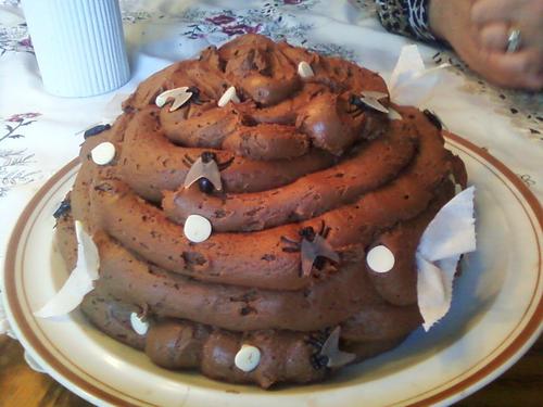 Poop Birthday Cake