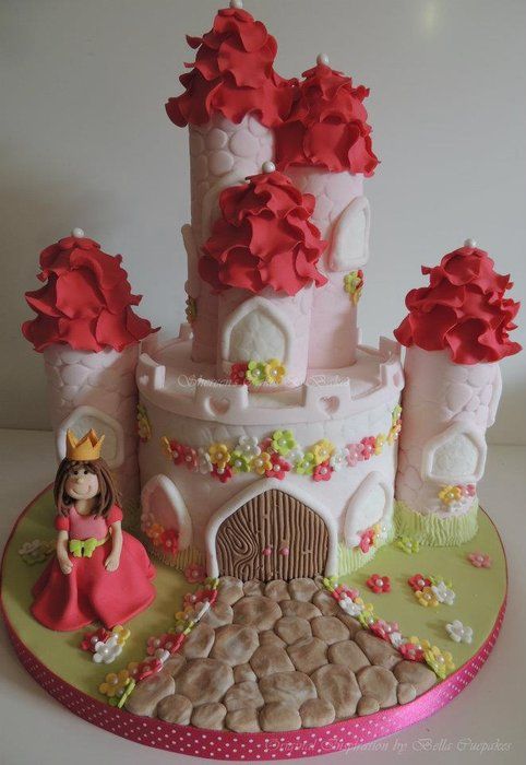 Princess Castle Cake