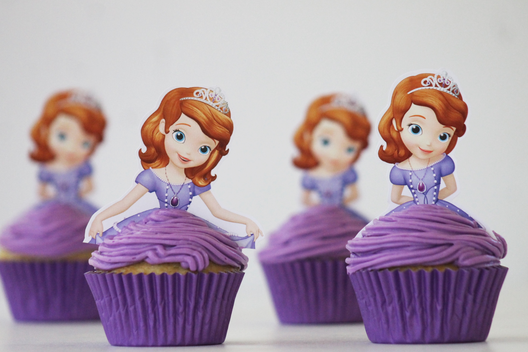 Princess Sofia Cupcakes