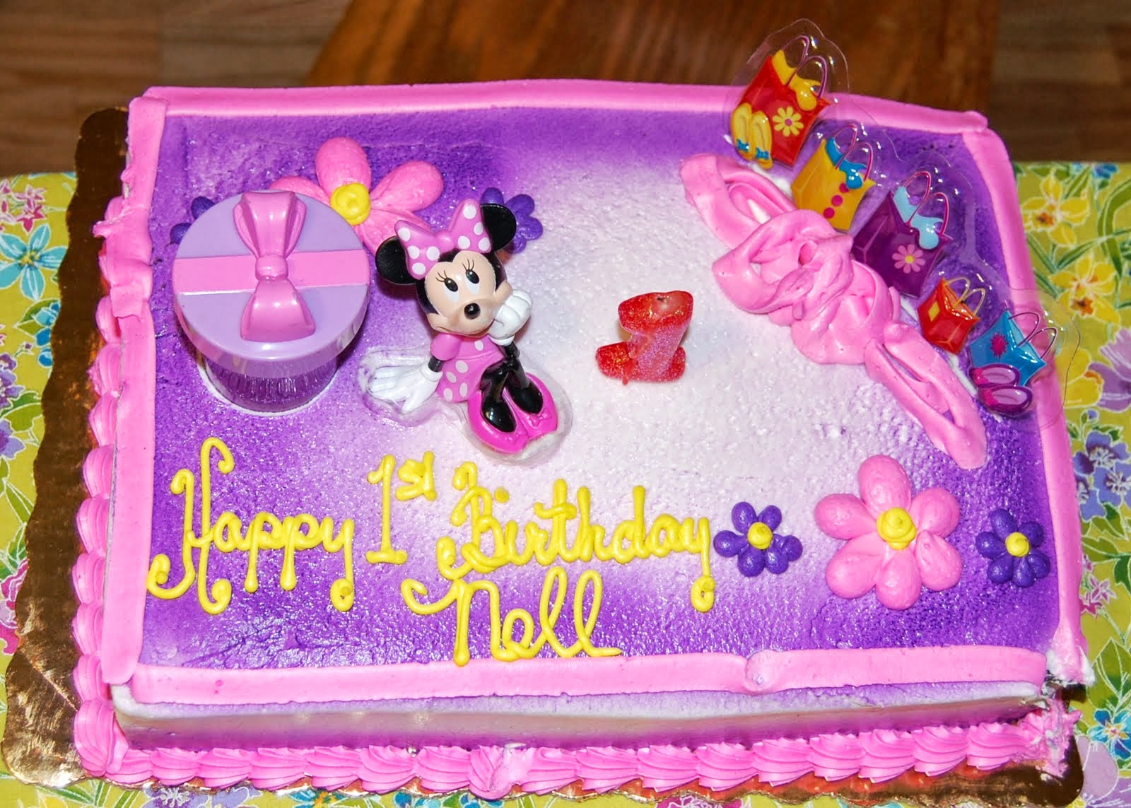 Publix Minnie Mouse Birthday Cake