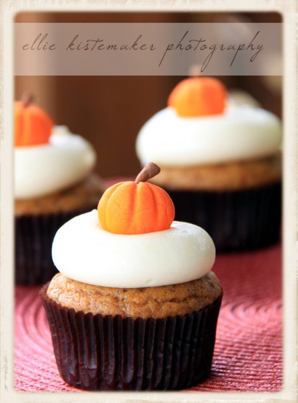 Pumpkin Maple Cupcakes with Cream Cheese