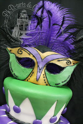 6 Photos of Purple And Black Masquerade 50th Birthday Cakes