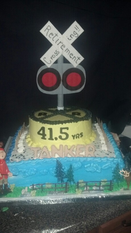 Railroad Retirement Cake Ideas