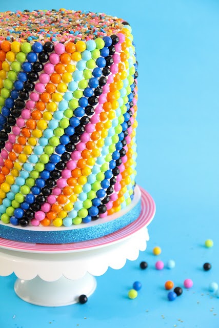 Rainbow Candy Cake