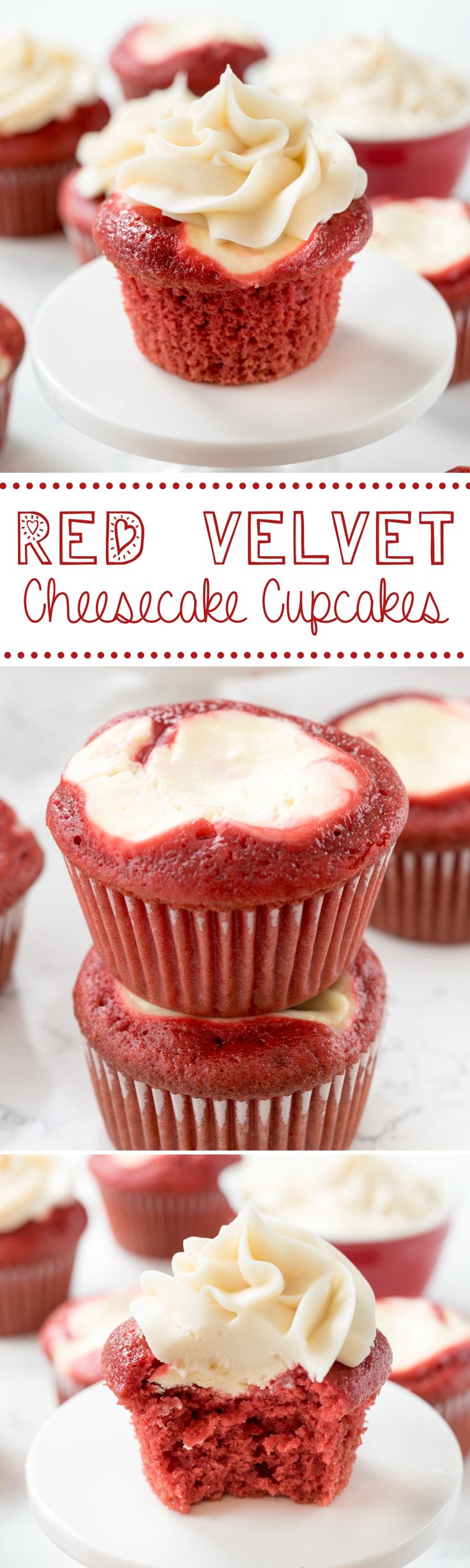 Red Velvet Cream Cheese Cupcakes