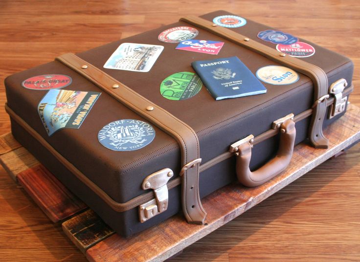 Retirement Luggage Cake