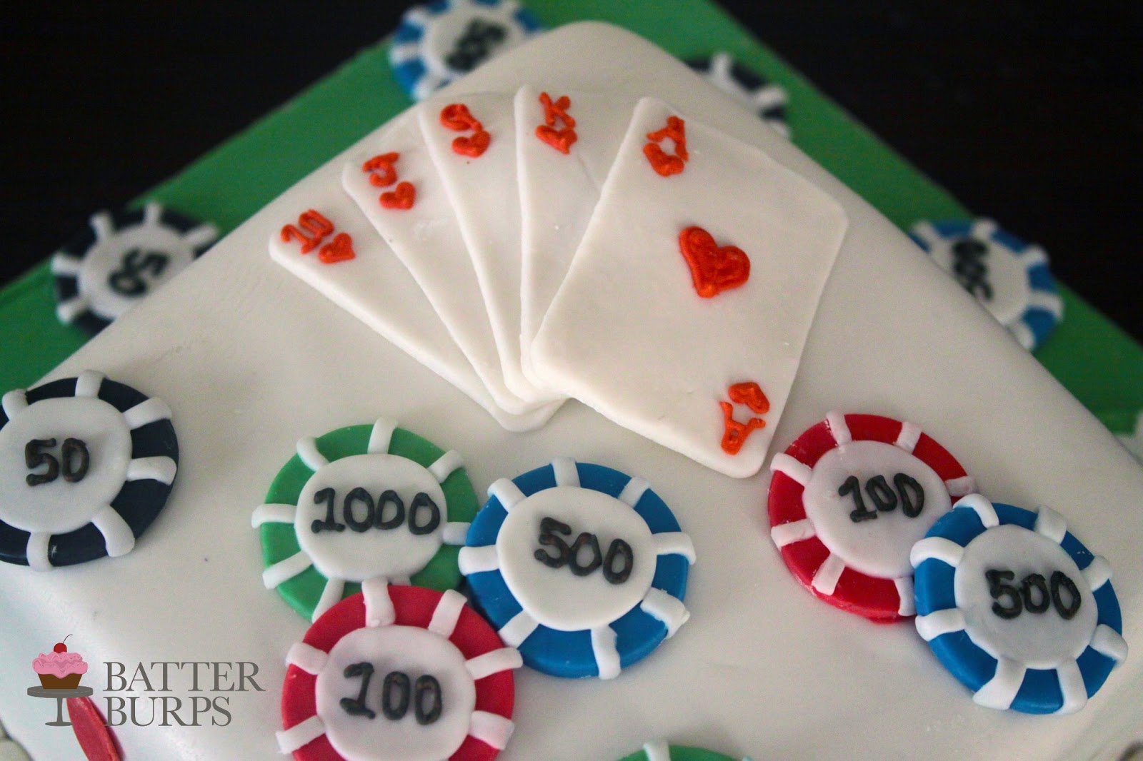 Royal Flush Cake