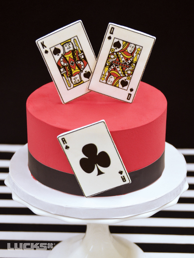 Royal Flush Cake