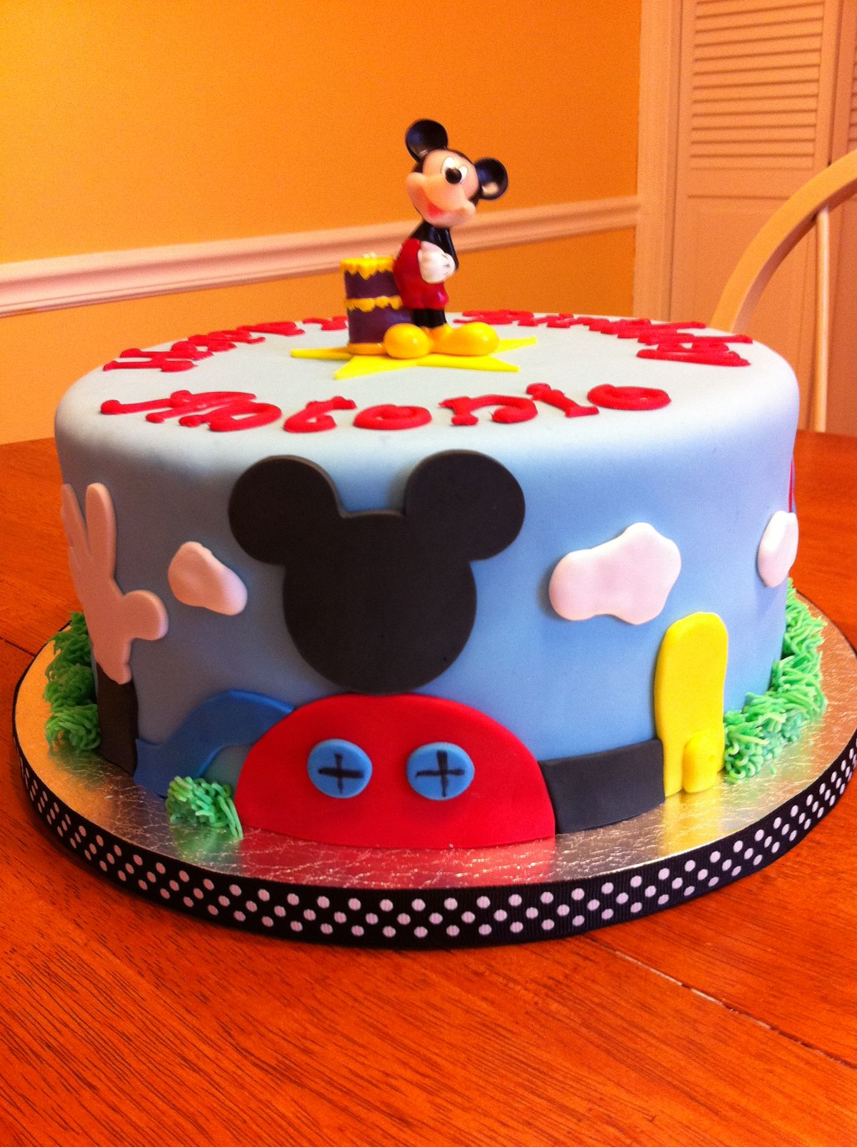 Sam's Club Mickey Mouse Birthday Cake