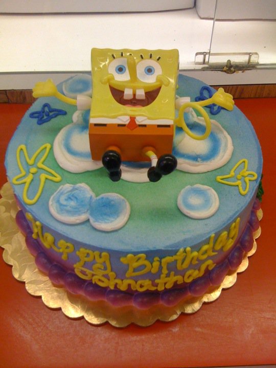 Sam's Club Spongebob Cake