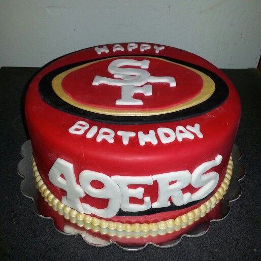 San Francisco 49ers Happy Birthday Cake