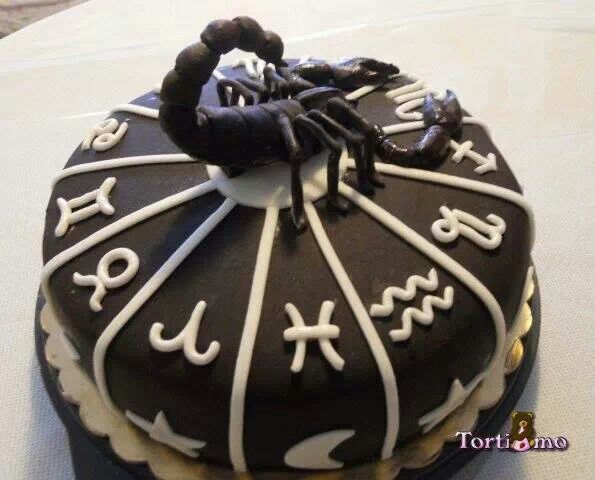 Scorpio Birthday Cake