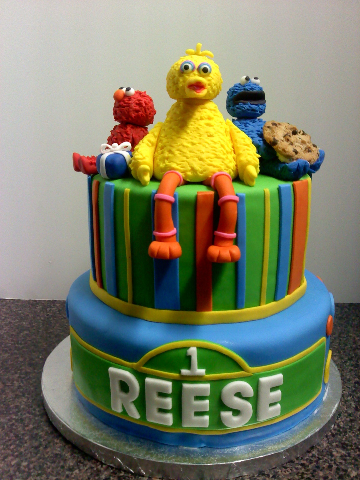 Sesame Street Birthday Cake