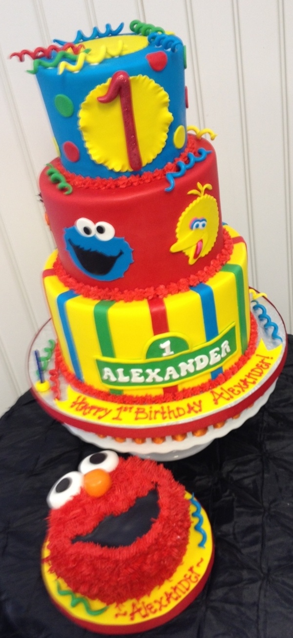 Sesame Street Birthday Cake