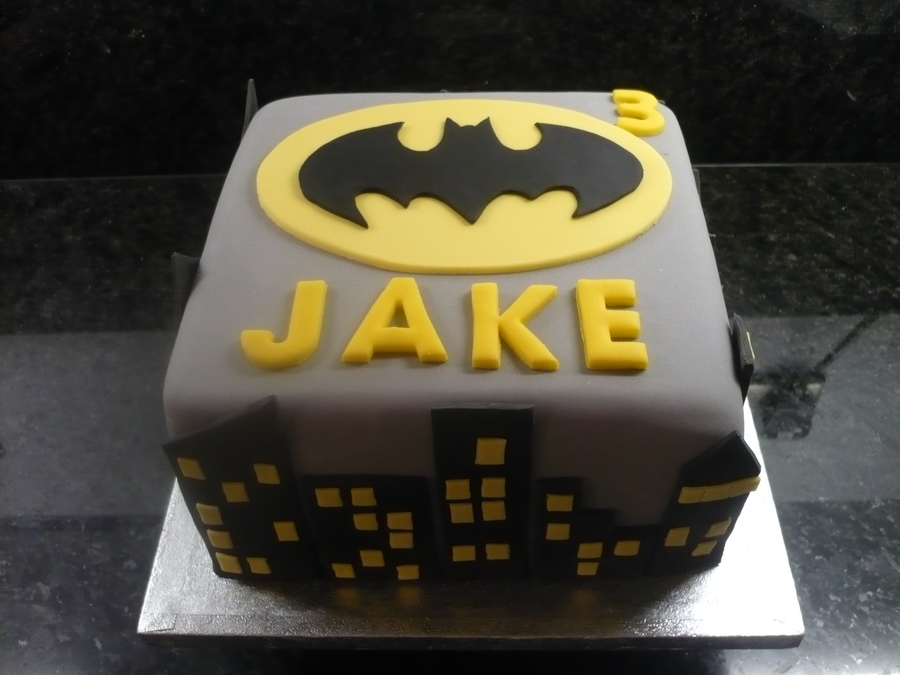 Square Batman Cake