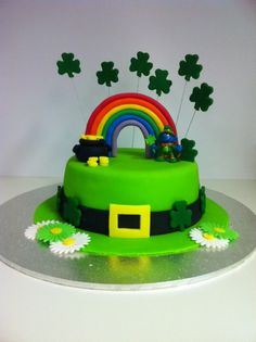 St. Patrick's Day Birthday Cake