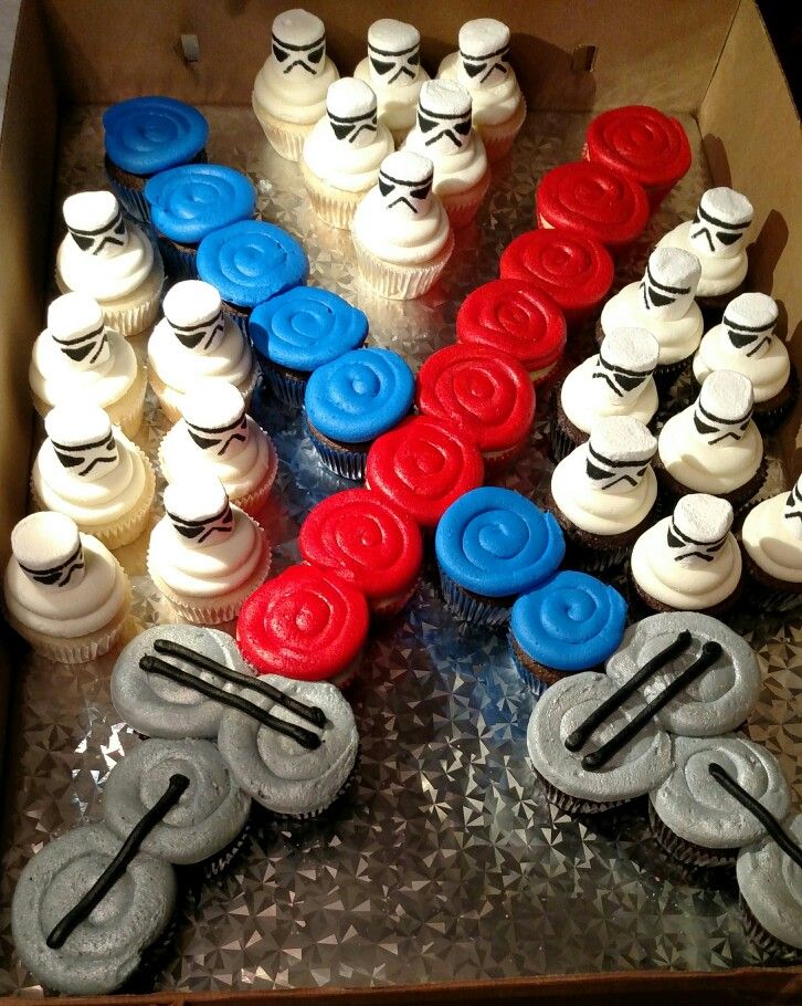 Star Wars Birthday Cake Cupcakes