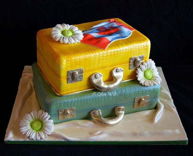 Suitcase Cake