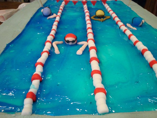 Swimming Birthday Cake Ideas