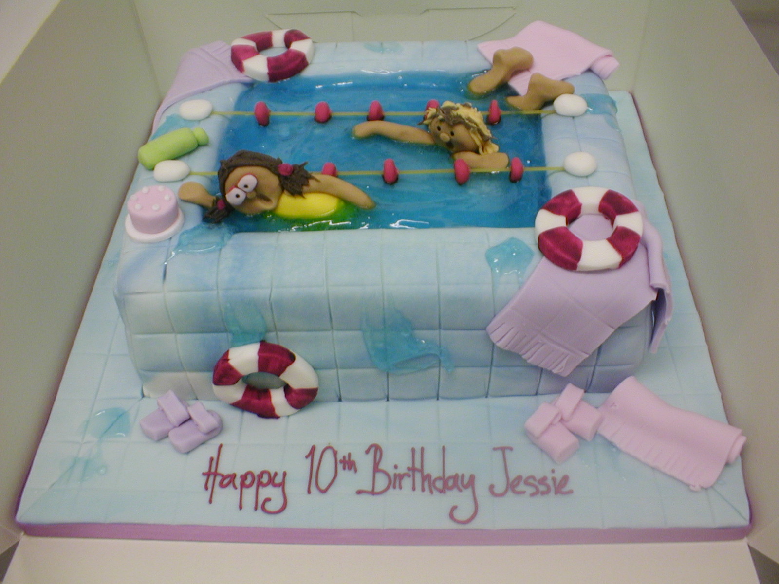 Swimming Pool Cake