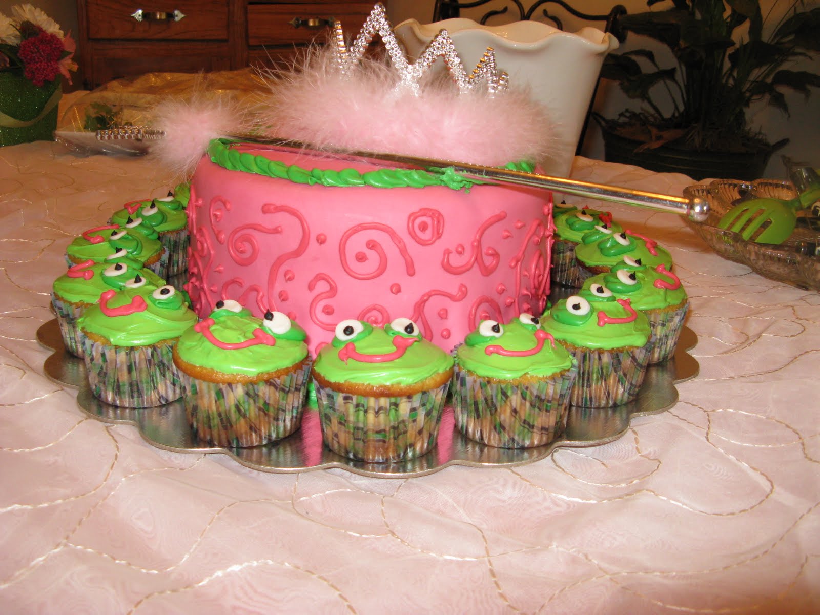 12 Princess And Frog Baby Shower Cakes Photo The Princess And