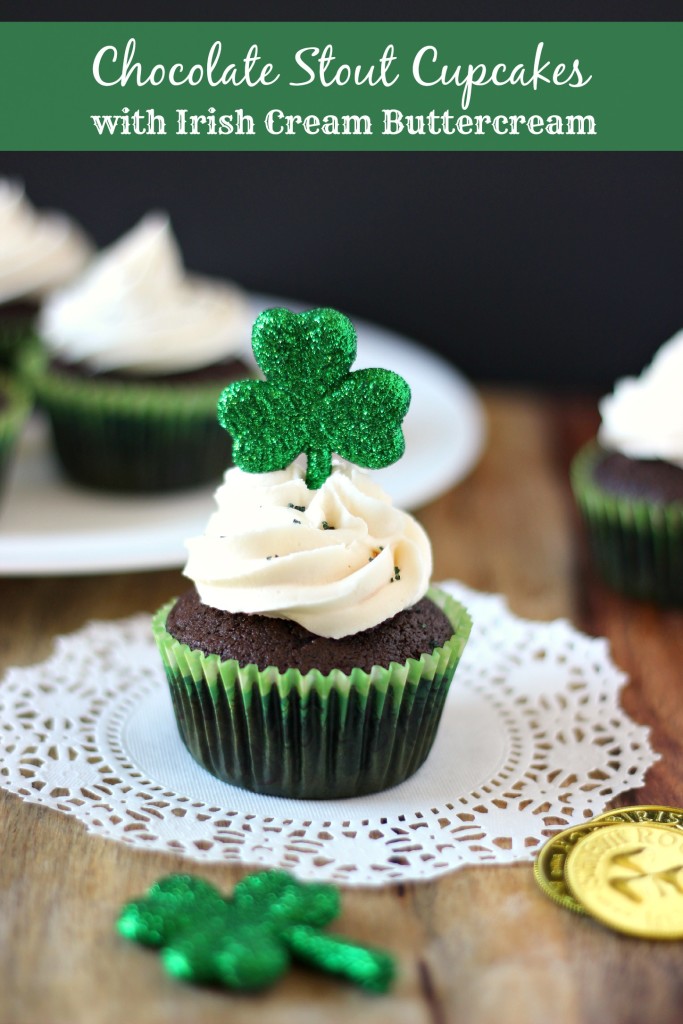 These Chocolate Stout Cupcakes