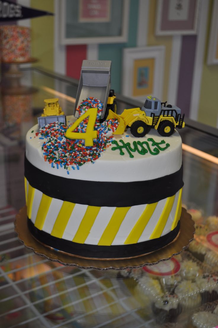 Tonka Dump Truck Birthday Cake