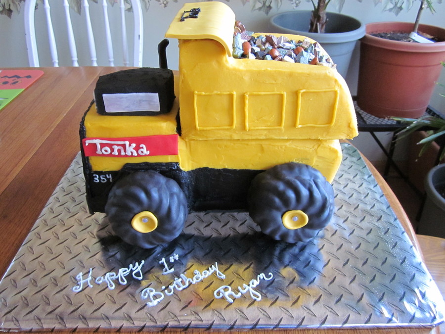 Tonka Dump Truck Cake