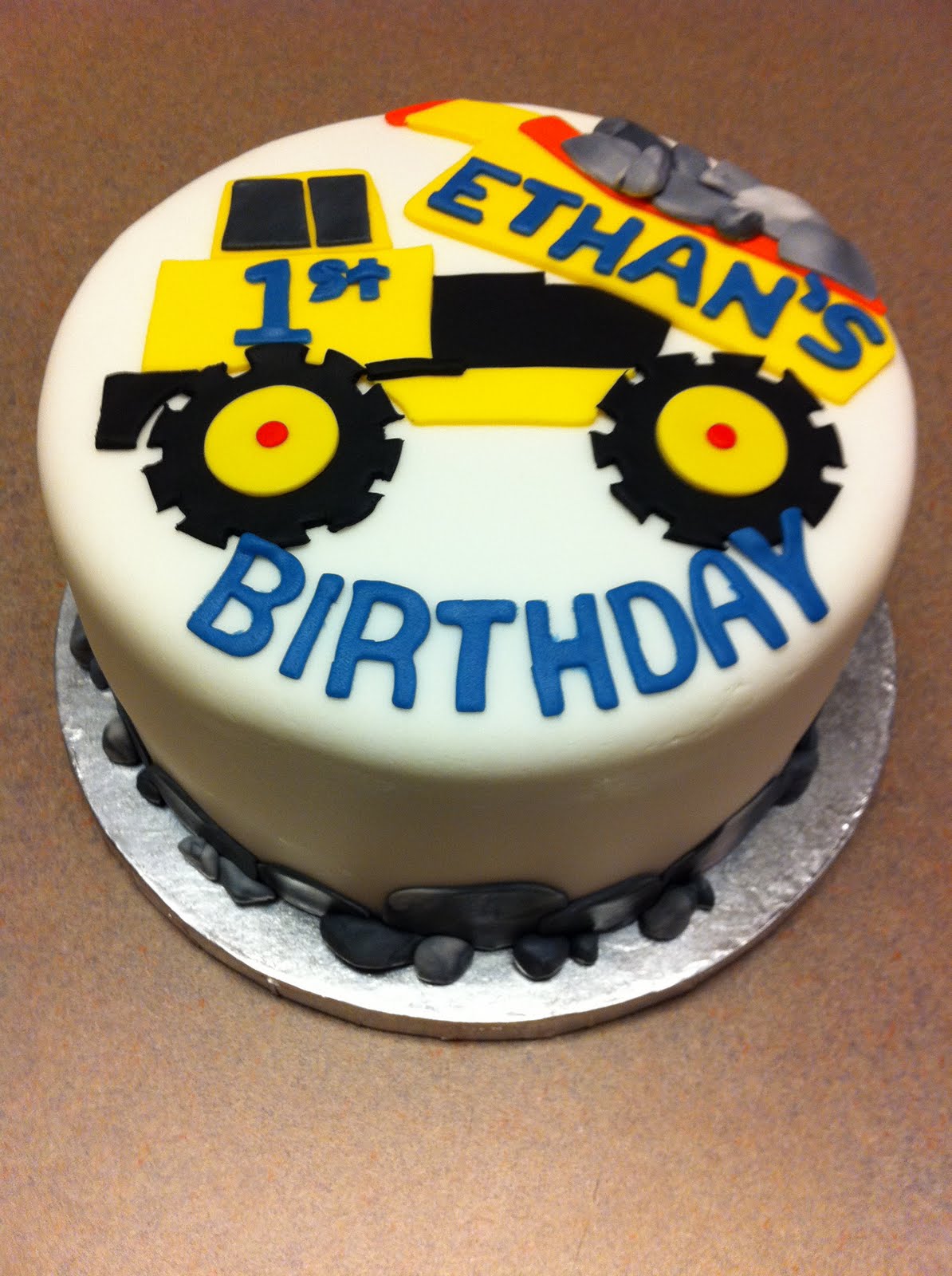 Tonka Truck 1st Birthday Cake