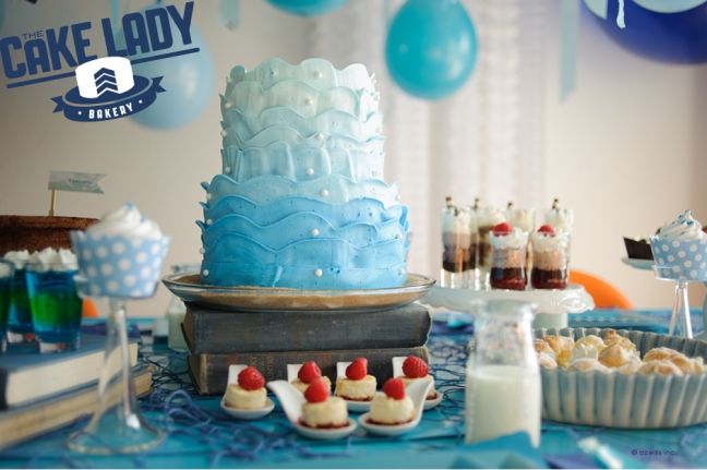 Water Themed Birthday Cake