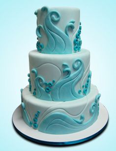 Water Themed Birthday Cake