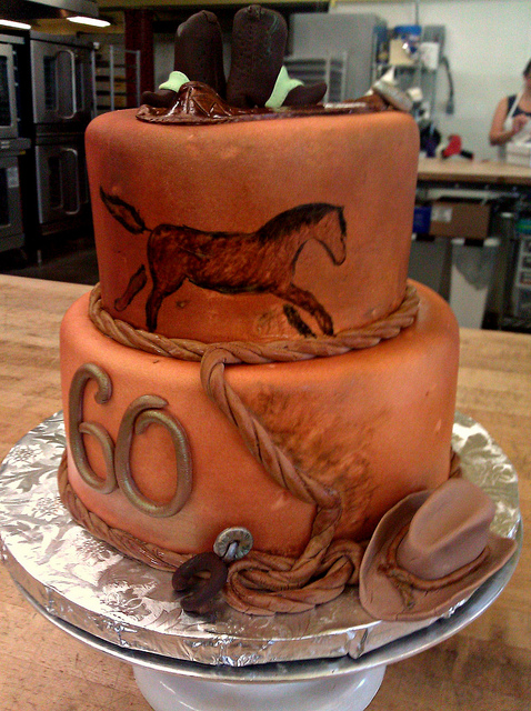 Western Birthday Cake