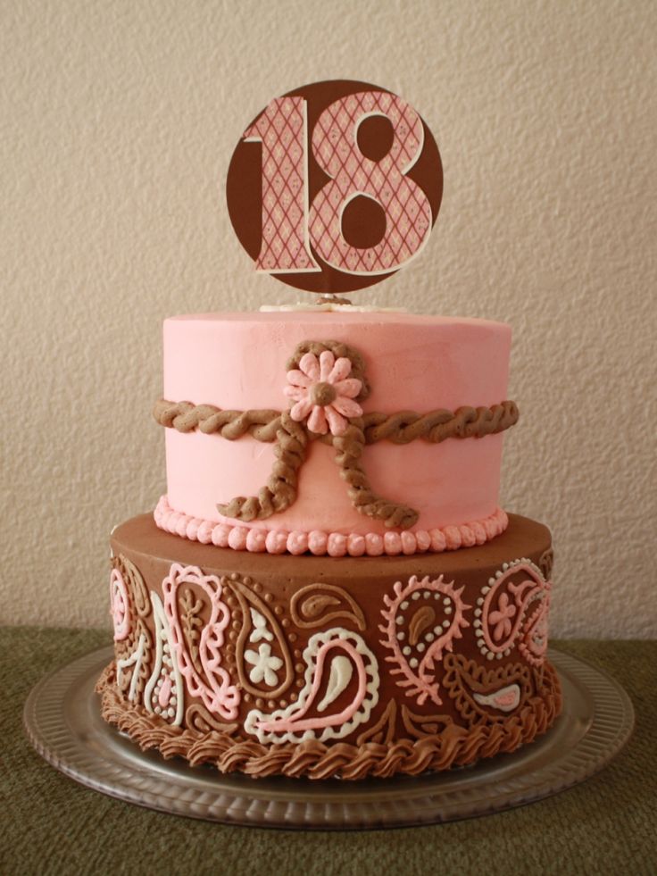 Western Cowgirl Birthday Cake