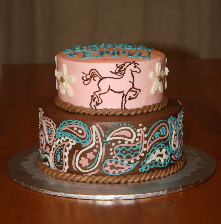 12 Photos of Western Horse Birthday Cakes