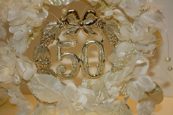 Wilton 50th Anniversary Cake Topper