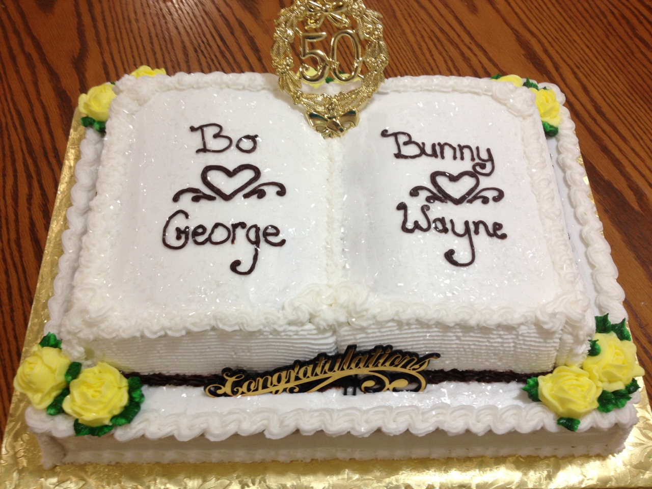 Wilton 50th Wedding Anniversary Cakes